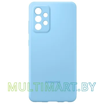 Чехол Samsung Silicone Cover для Samsung Galaxy A72 (синий)